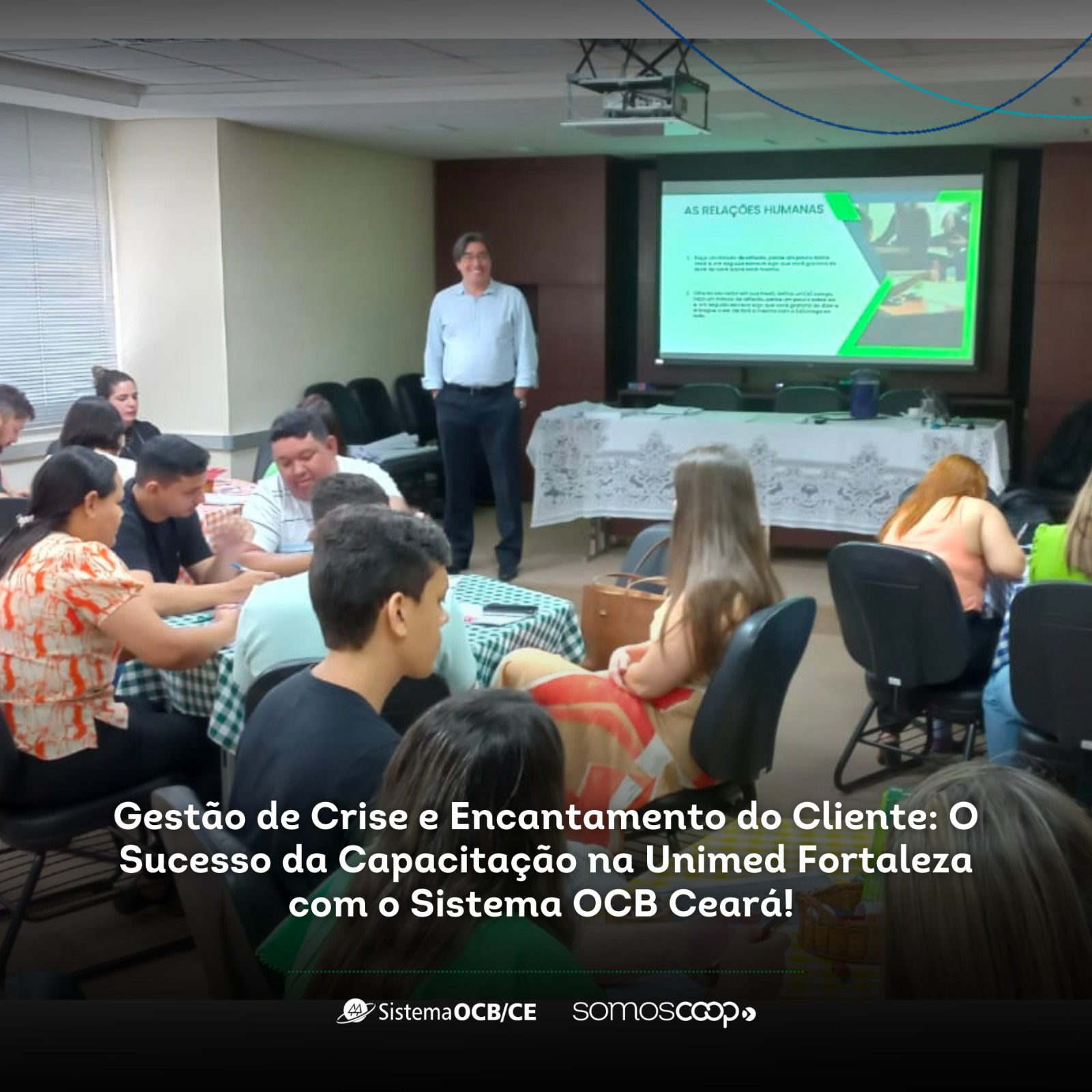 pessoas participando curso no sistema OCB/CE