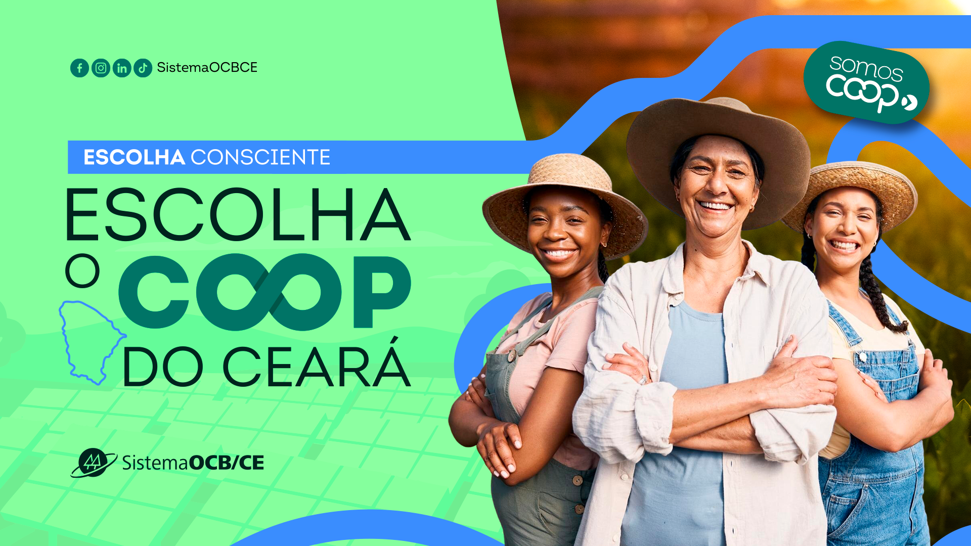 Sistema OCB/CE lança a campanha “Escolha Consciente. Escolha o Coop do Ceará”