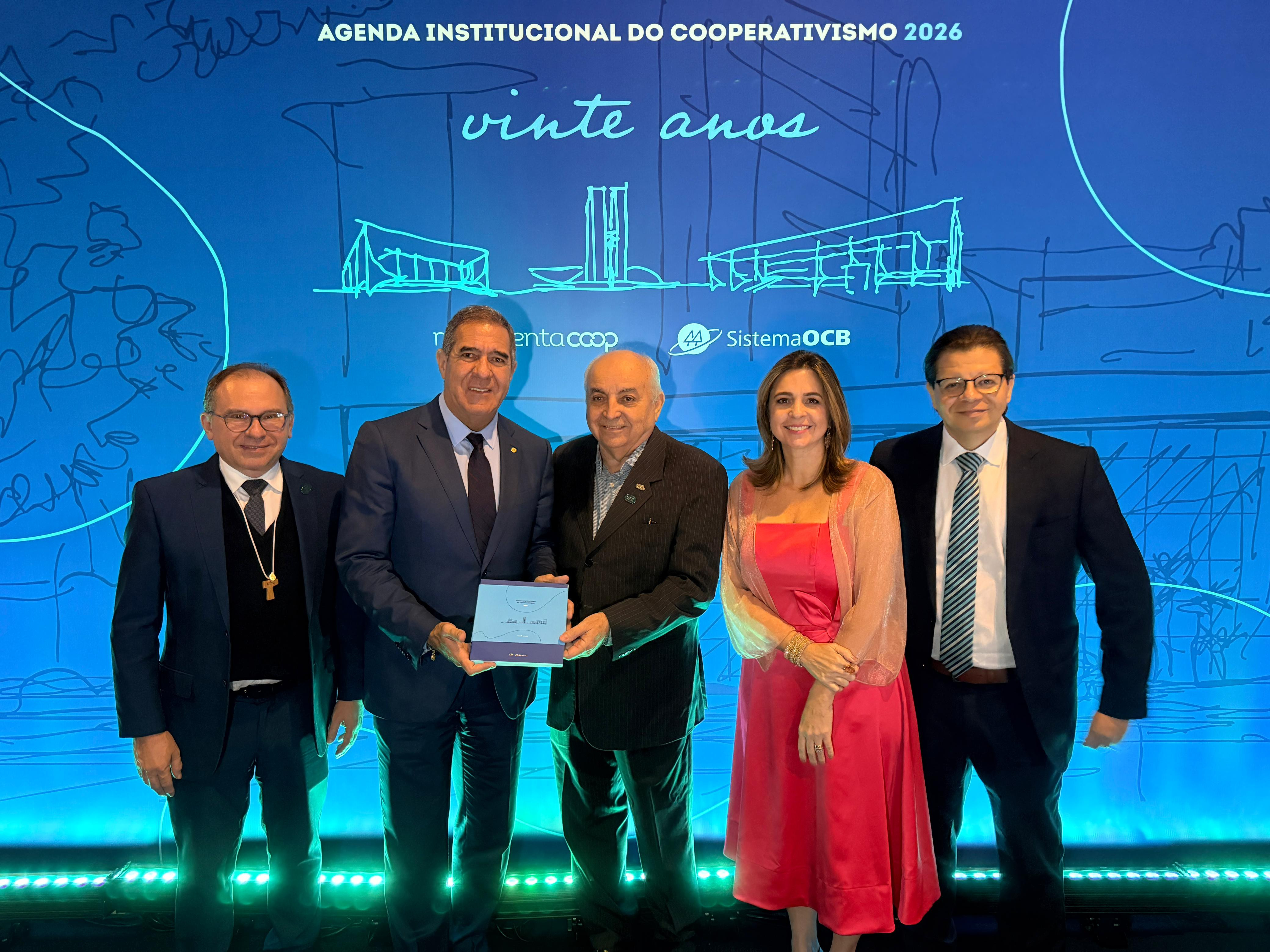 Políticos e lideranças do Ceará marcam presença no lançamento da Agenda Institucional do Cooperativismo 2026